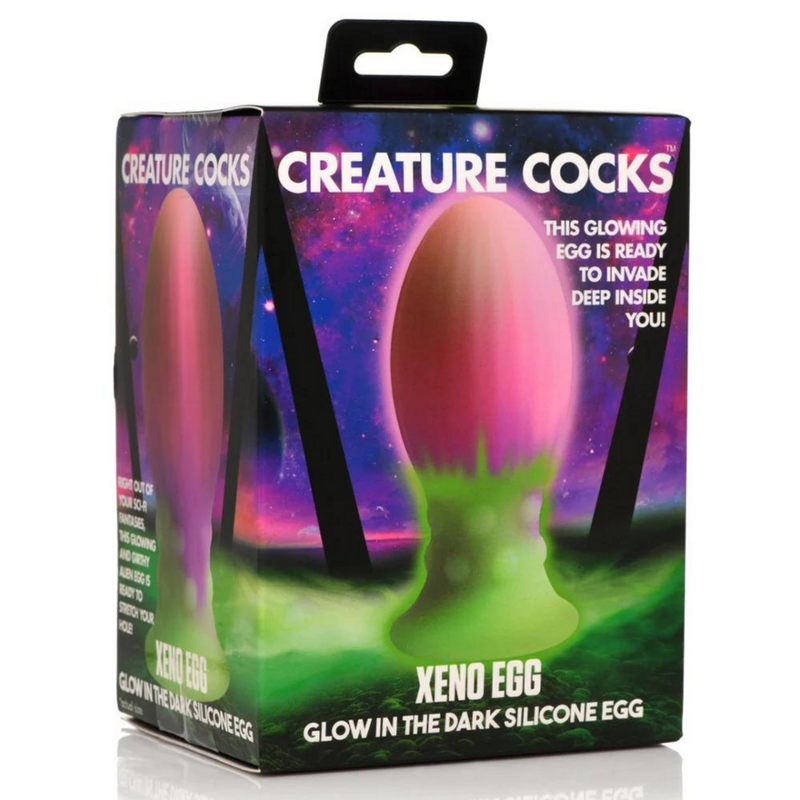 Xeno Egg - Glow in the Dark - Silicone Egg - Pink