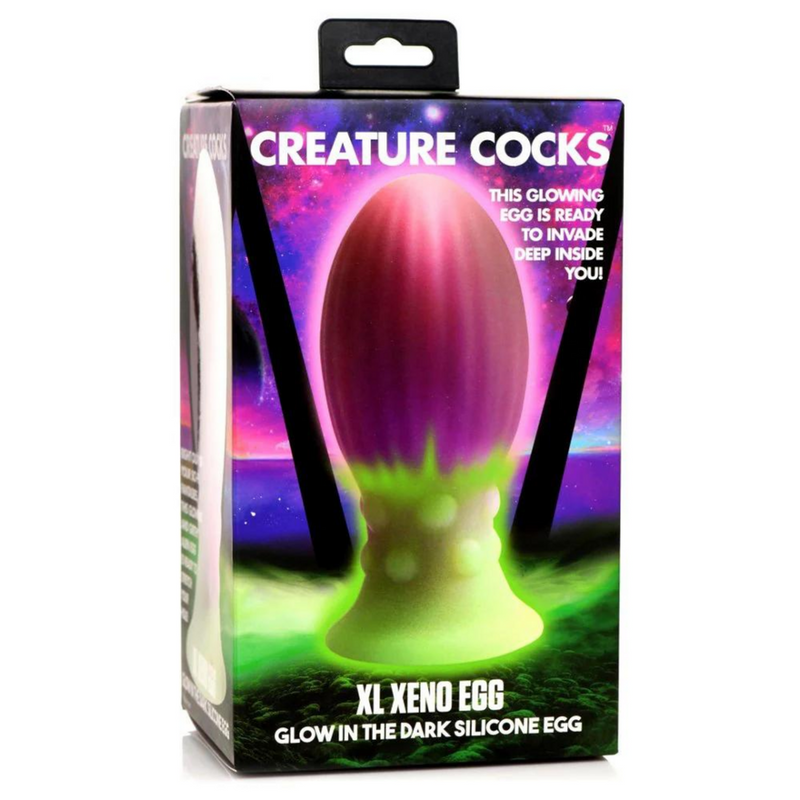 Xeno Egg - Glow in the Dark - Silicone Egg - XL - Pink