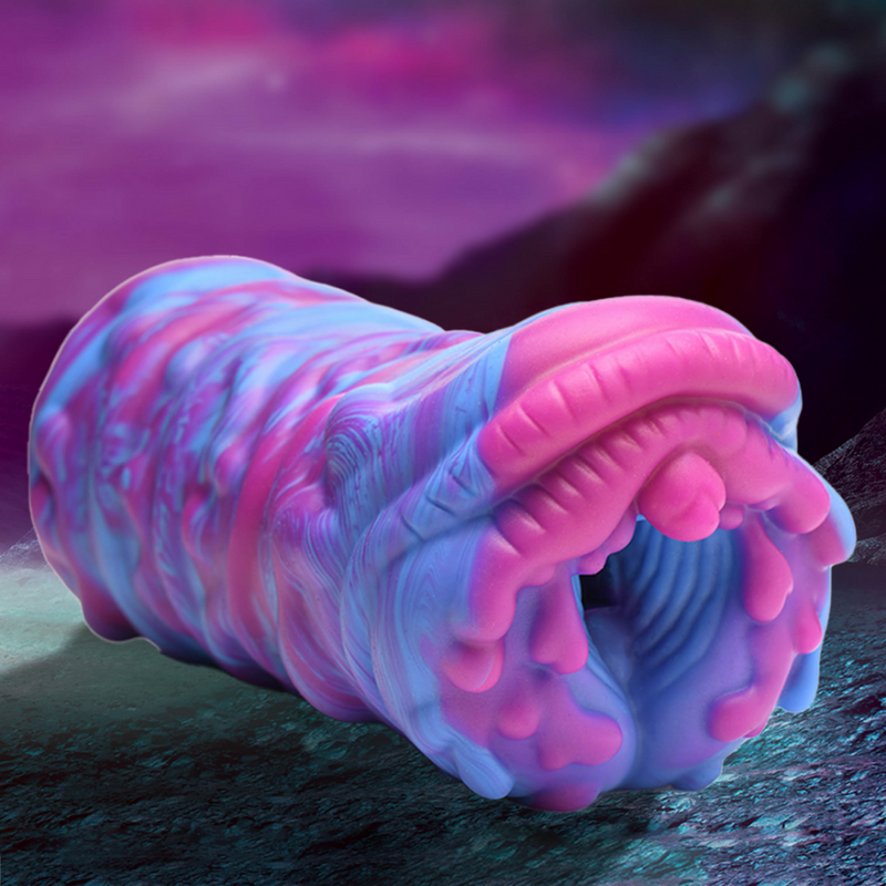 Cyclone - Silicone Alien Vagina Stroker - Purple