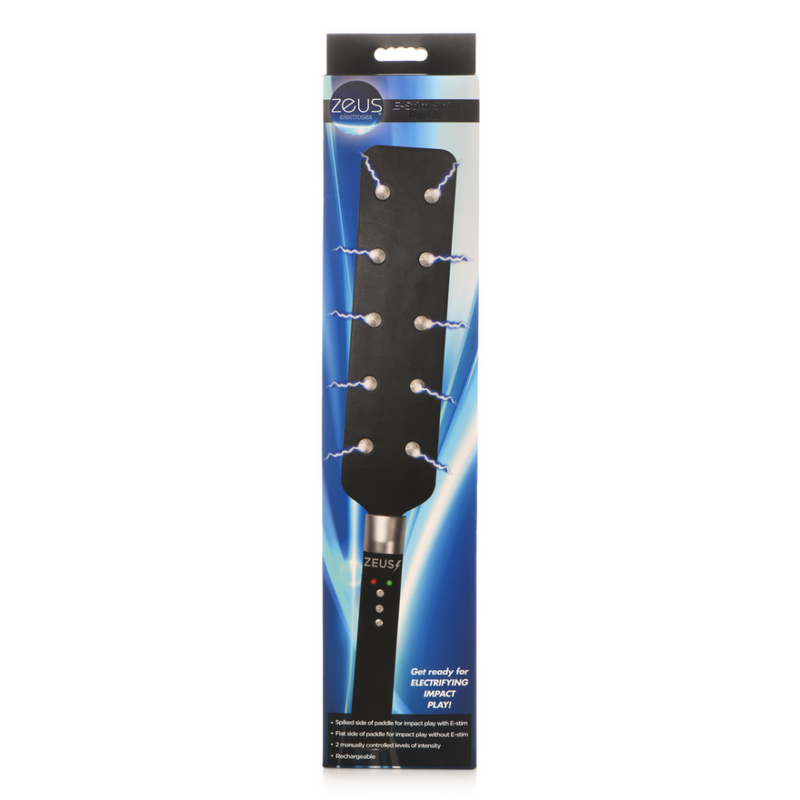 E-Stim Spiked Paddle - Black