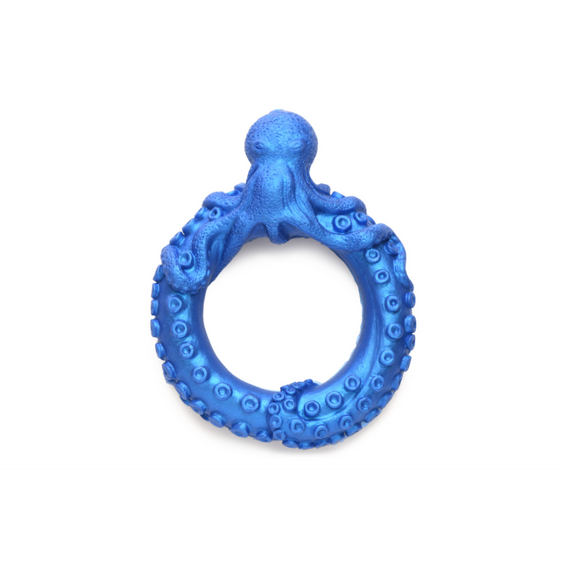 Poseidon's Octo-Ring - Silicone Cock Ring - Blue