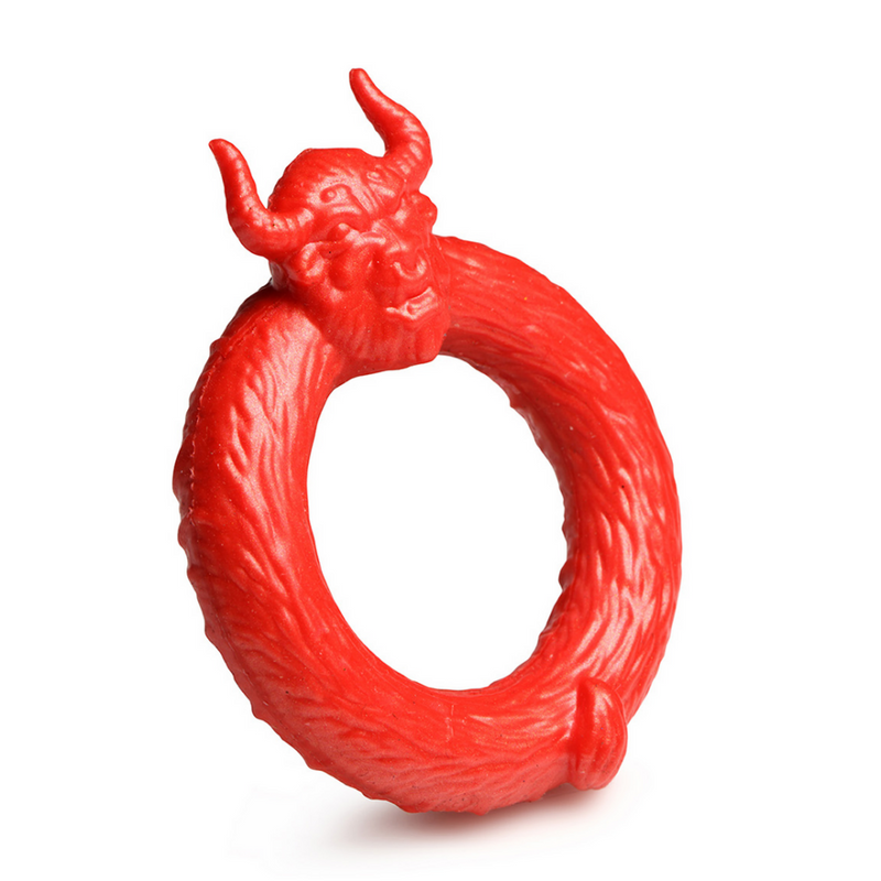 Beast Mode - Silicone Cock Ring - Red