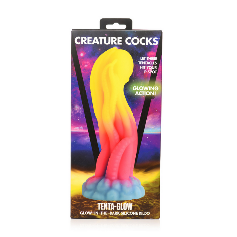 Tenta Glow - Glow-in-the-Dark Silicone Dildo