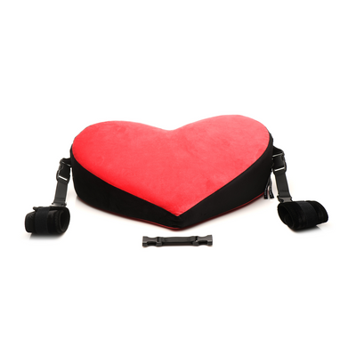 Bondage Love Pillow - Black/Red