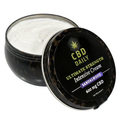 CBD Daily Ultimate Strength Intensive Cream - Sandalwood - 5 oz / 142 g