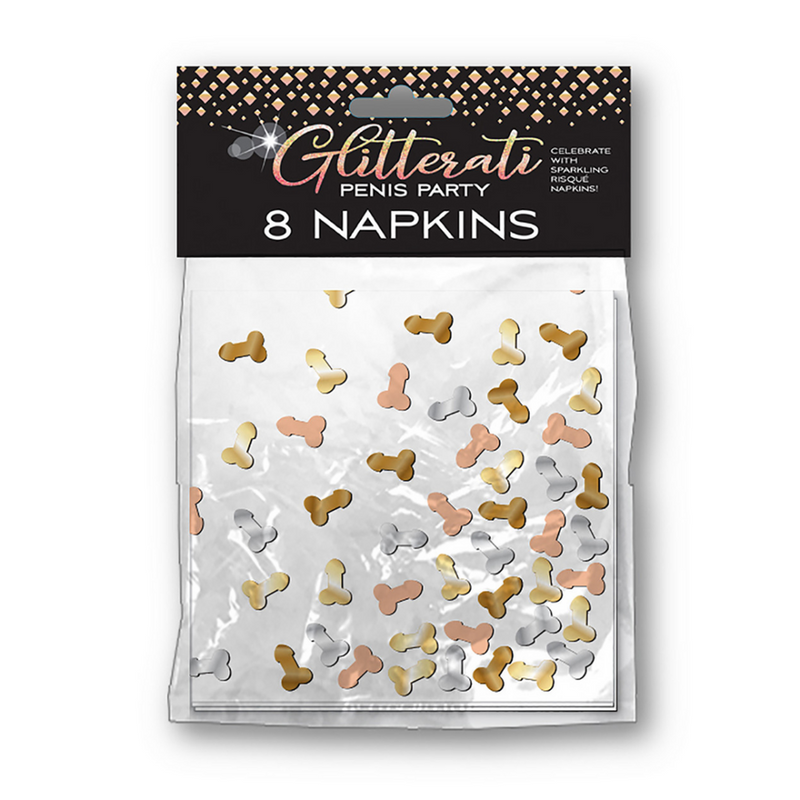 Glitterati - Penis Party Napkins