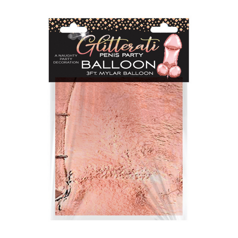 Glitterati - 3ft Rose Gold Mylar Balloon