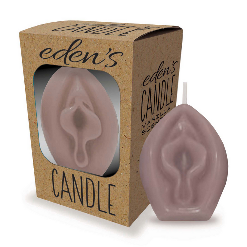 Eden’s Candle - Vanilla Scented Vagina - Taupe