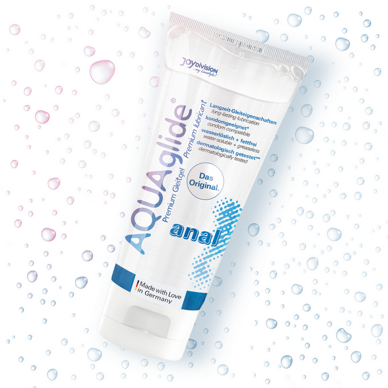 AQUAglide Neutral - Waterbased Anal Lubricant - 3 fl oz / 100 ml