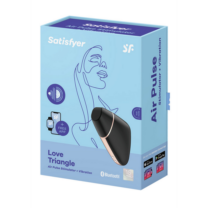 Love Triangle - Air Pulse Stimulator + Vibration