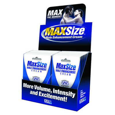 MAX Size - Enhancement Creme for Men - Display - 24 Pieces