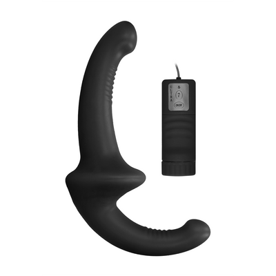 Vibrating Silicone Strapless Strap-On