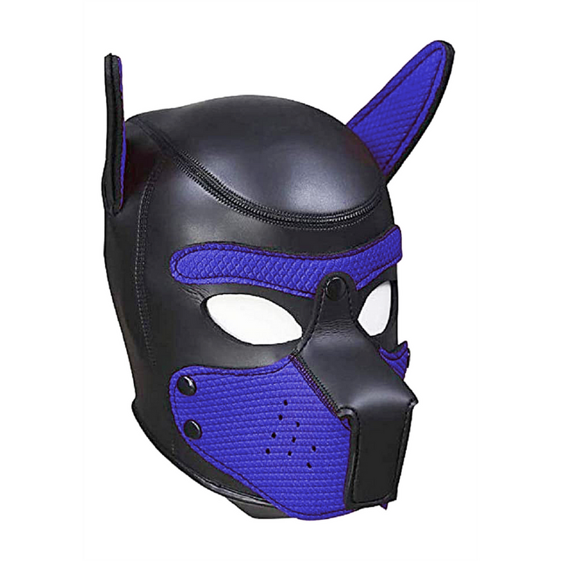 Neoprene Puppy Mask - Blue