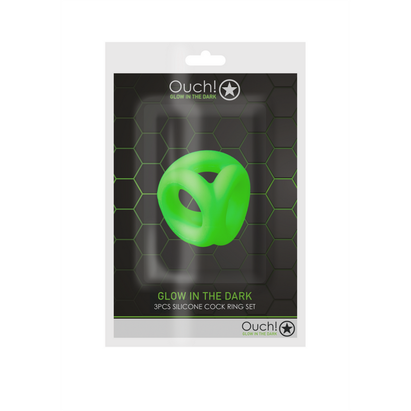 Cockring  Ball Strap - Glow in the Dark