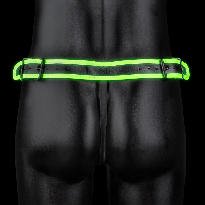 Striped Jockstrap - Glow in the Dark - S/M