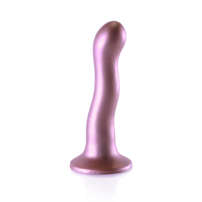 Ultra Soft Silicone Curvy G-Spot Dildo - 7'' / 17 cm