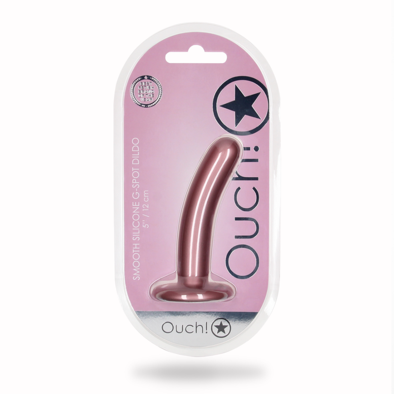 Smooth Silicone G-Spot Dildo - 5'' / 12 cm