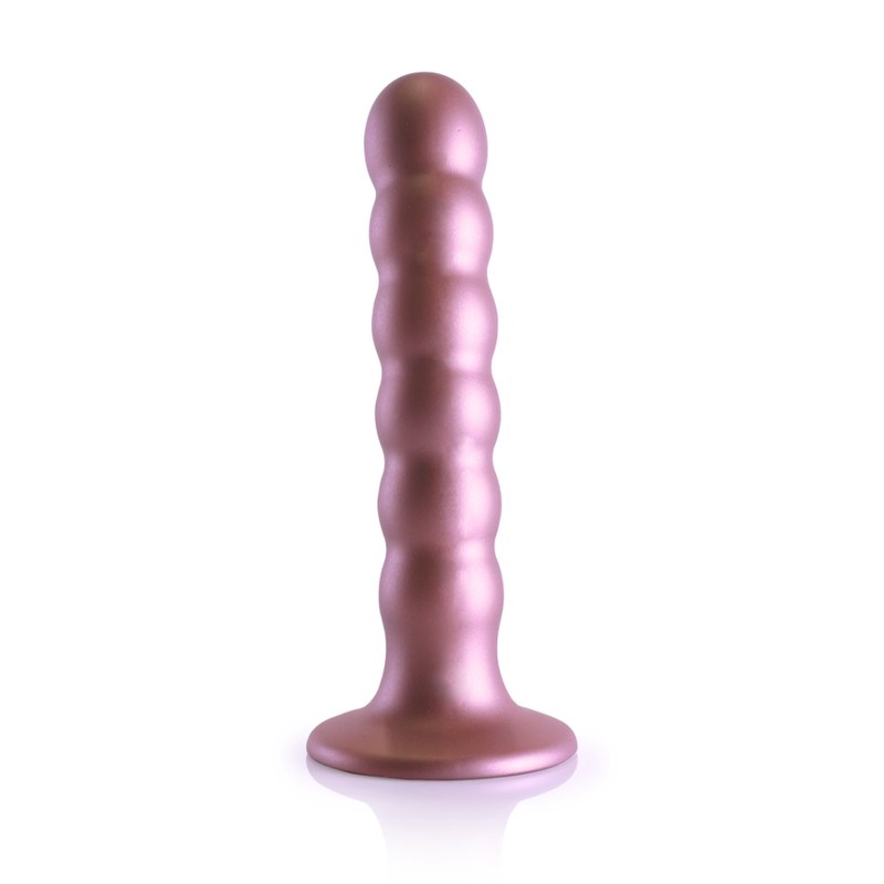 Beaded Silicone G-Spot Dildo - 5'' / 13 cm