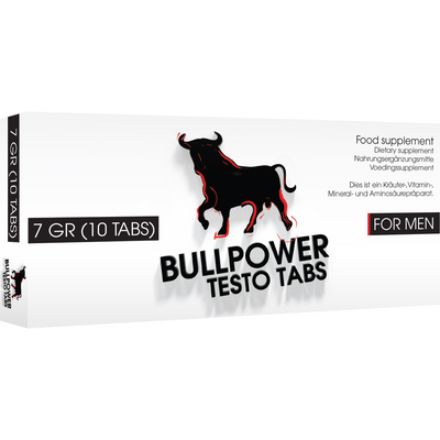 Bull Power Testo Tabs - Stimulating Tablets