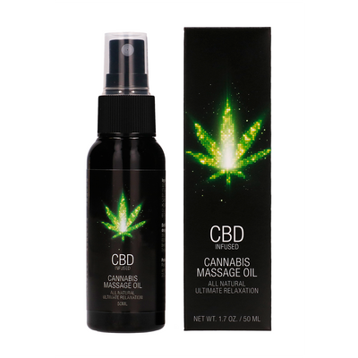 CBD Cannabis Massage Oil - 2 fl oz / 50 ml