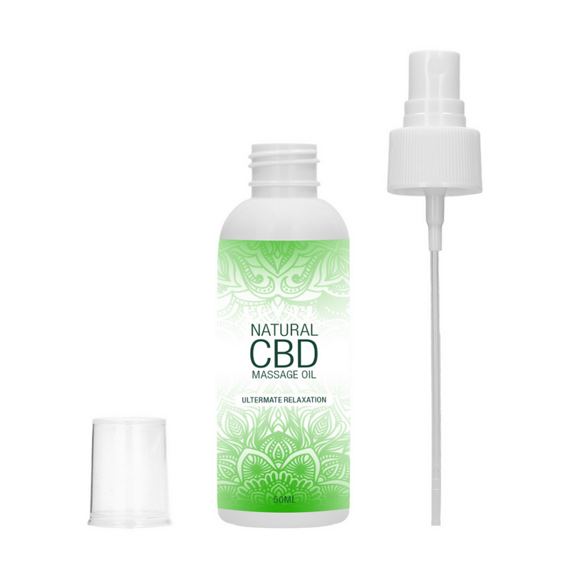 Natural CBD - Massage Oil - 2 fl oz / 50 ml
