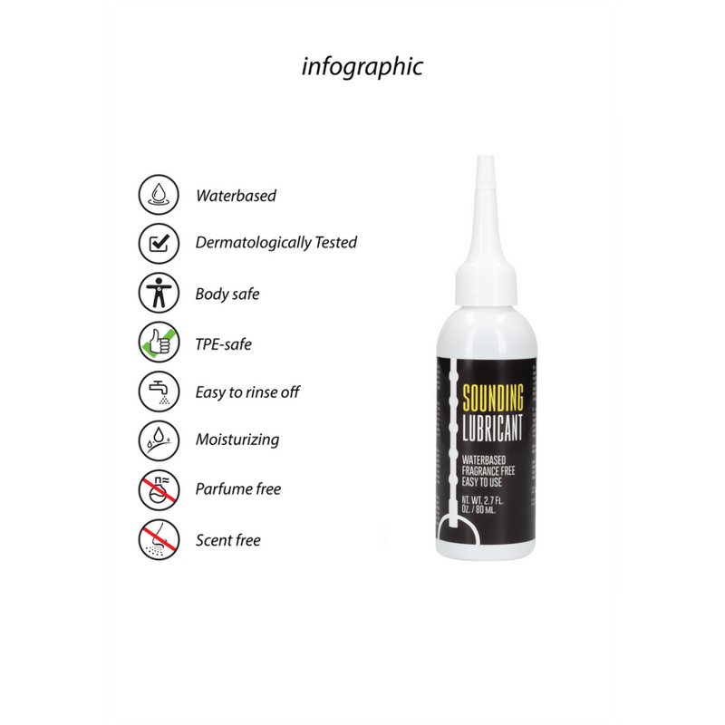 Urethral Sounding Lubricant - 3 fl oz / 80 ml