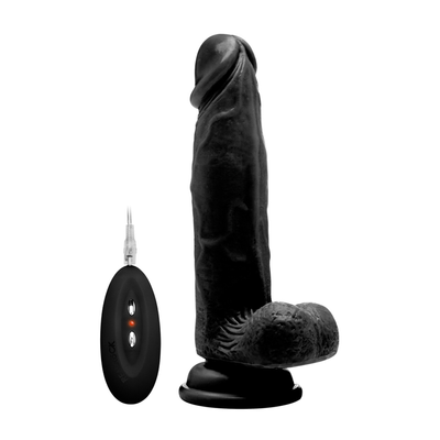 Vibrating Realistic Cock with Scrotum - 8 / 20 cm