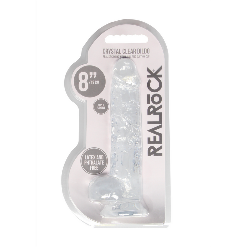 Realistic Dildo with Balls - 8 / 21 cm