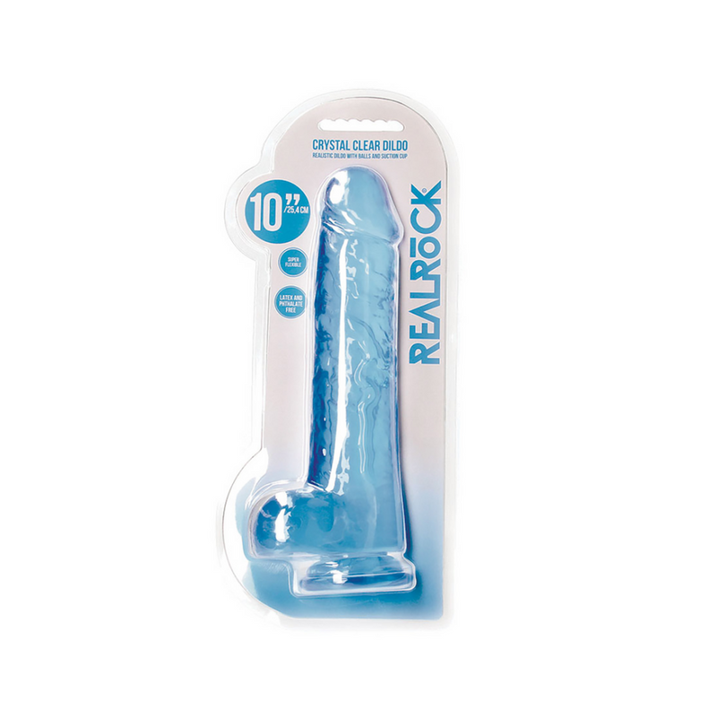 Realistic Dildo with Balls - 10 / 25,4 cm