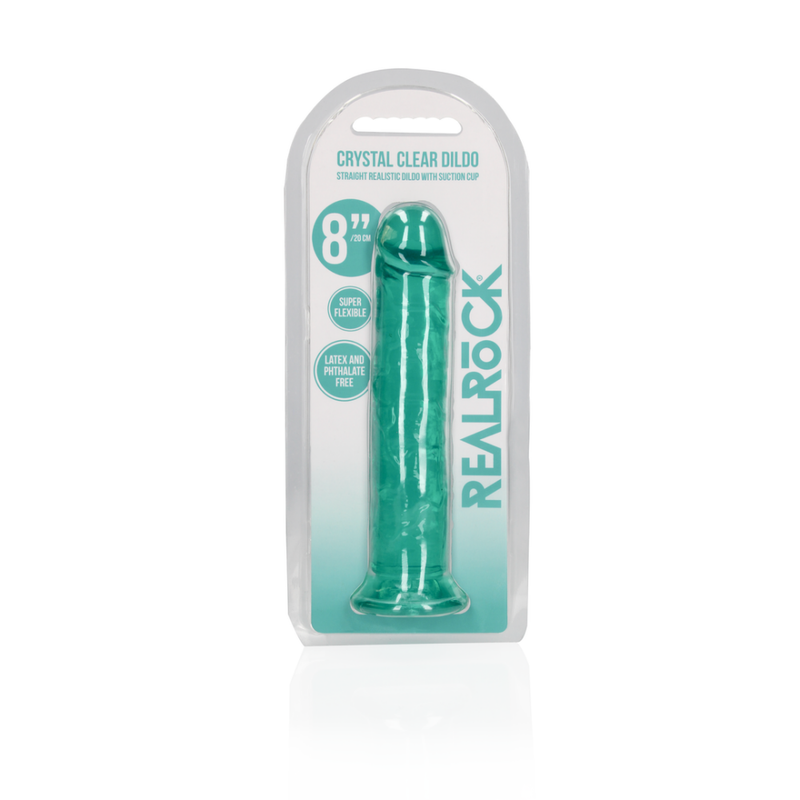 Straight Realistic Dildo with Suction Cup - 8'' / 20