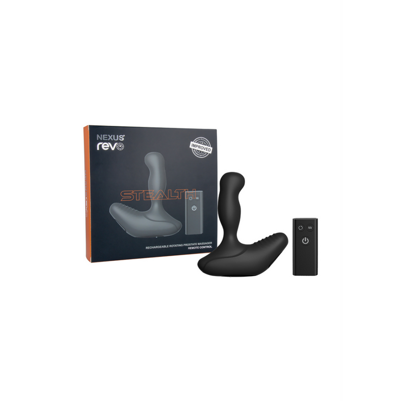Revo Stealth - Waterproof Rotating Prostate Massager with Remote Control