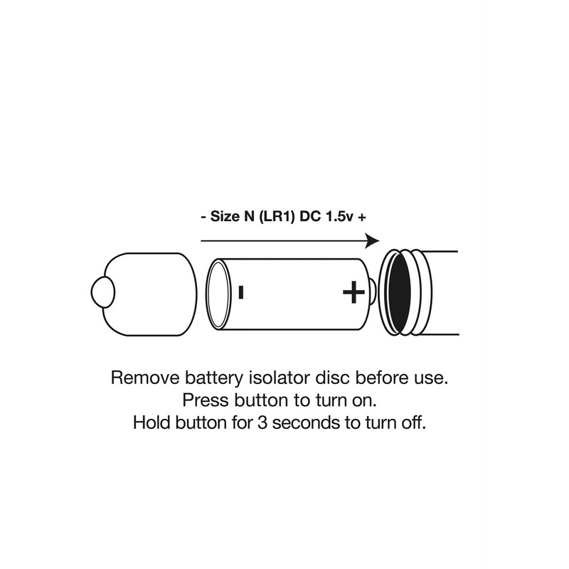 Vibrating Bullet with 1 Speed - 3.15 / 80 mm