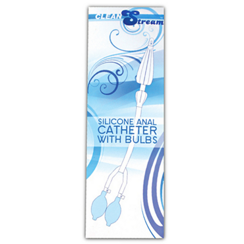 Silicone Anal Catheter with Bulbs
