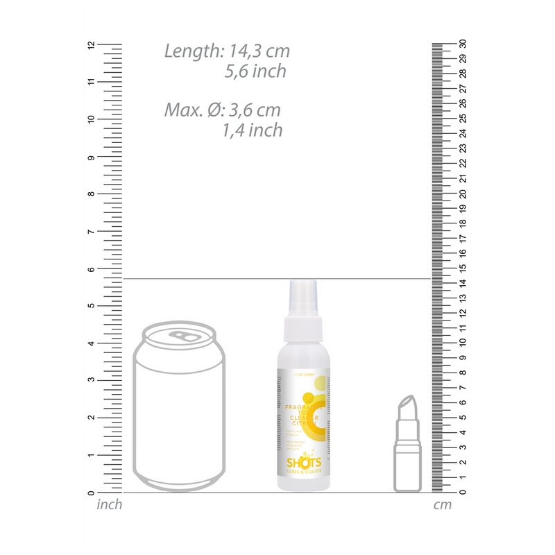 Fragrance Toy Cleaner - Lemon - 3 fl oz / 100 ml