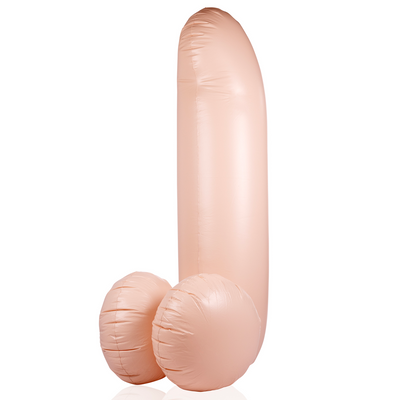 Opblaasbare penis - 55''/ 140 cm - Nude