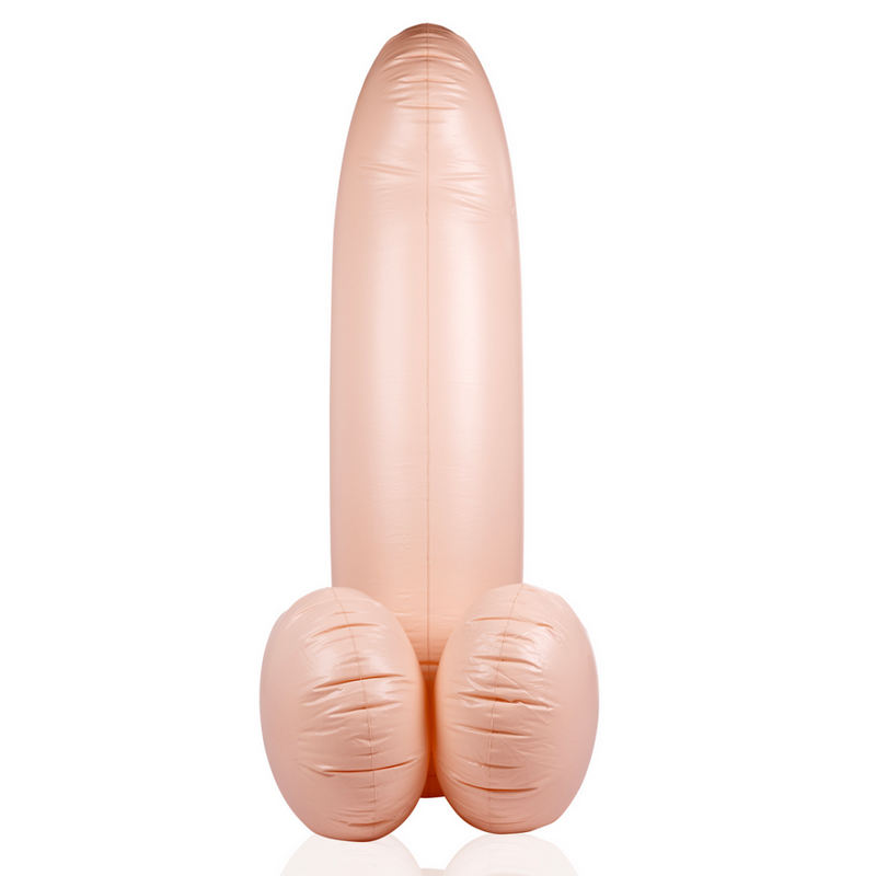 Opblaasbare penis - 55''/ 140 cm - Nude