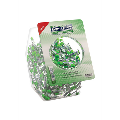 All-Natural - Waterbased Lubricant - Fishbowl - 50 Pieces