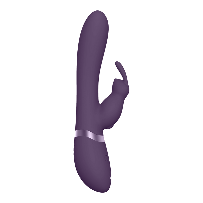 Taka - Inflatable and Vibrating Rabbit Vibrator - Purple