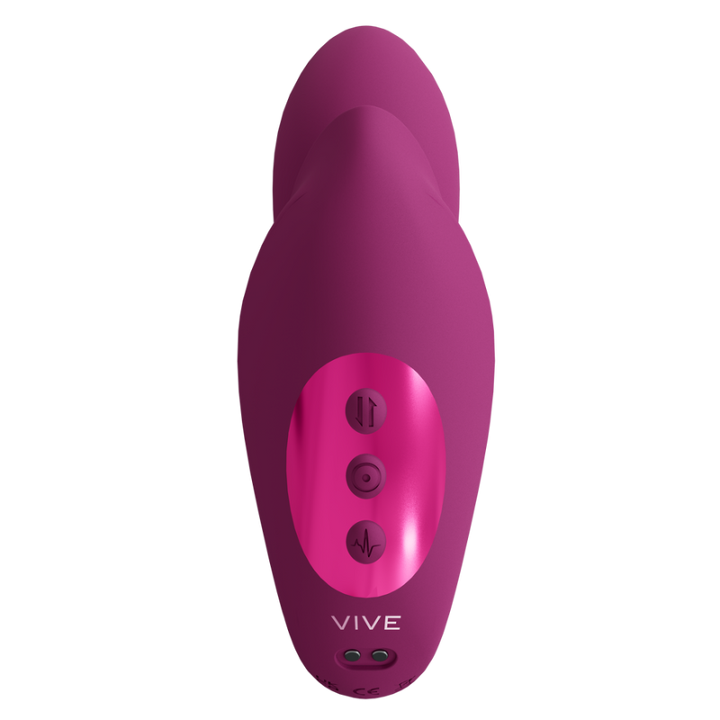 Yuki - Dual Motor G-Spot Vibrator with Massaging Beads - Pink
