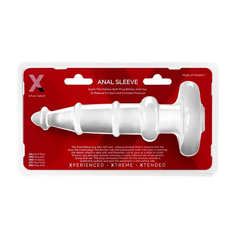 Anal Sleeve Plug - Penis Sleeve and Butt Plug - 7 / 18 cm
