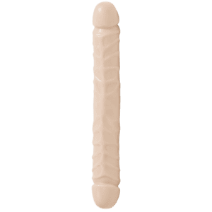 Jr. Veined Double Header - Dildo met Double Ends - 12 / 30 cm